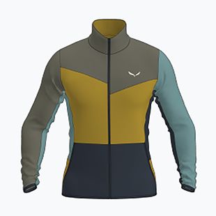 Men's trekking sweatshirt Salewa Puez Cammio PL faded green/multi