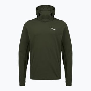 Men's trekking sweatshirt Salewa Puez Sun Hoodie dark olive