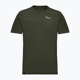 Men's trekking T-shirt Salewa Puez Sporty Dry dark olive