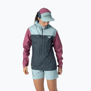 Women's rain jacket DYNAFIT Traverse 3L cinder cloud blue/3180