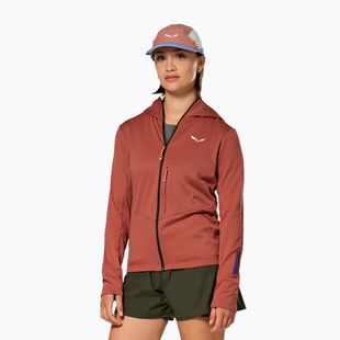 Women's wind jacket Salewa Pedroc PL 3 HD etruscan red