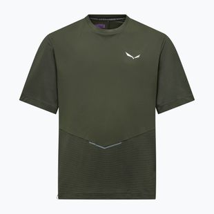 Men's T-shirt Salewa Pedroc Dry Hyb dark olive