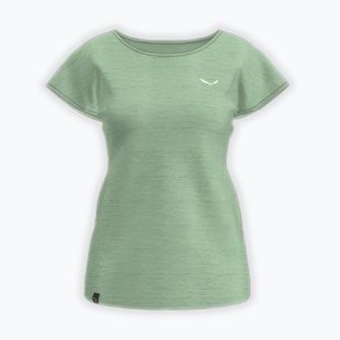 Women's trekking shirt Salewa Puez Melange Dry pastel green melange