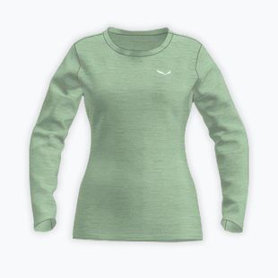 Women's trekking longsleeve Salewa Puez Melange Dry pastel green melange