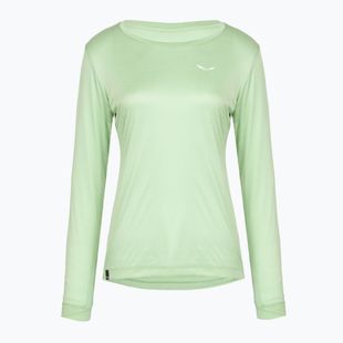 Women's trekking longsleeve Salewa Puez Melange Dry pastel green melange
