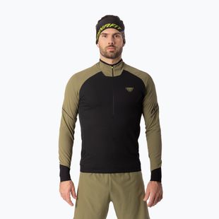 Men's running sweatshirt Dynafit Alpine LS 1/2 Zip Tee military green/0910