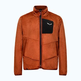 Men's trekking sweatshirt Salewa Puez Warm Full Zip bombay brown