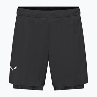 Men's trekking shorts Salewa Pedroc DST 2IN1 black out