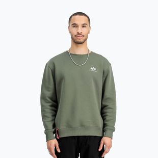 Men's Alpha Industries Basic Small Logo sweatshirt dark olive