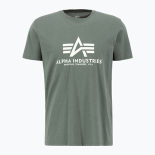 Alpha Industries men's Basic vintage green t-shirt