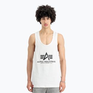 Men's Alpha Industries Basic Tank Body Building T-shirt white