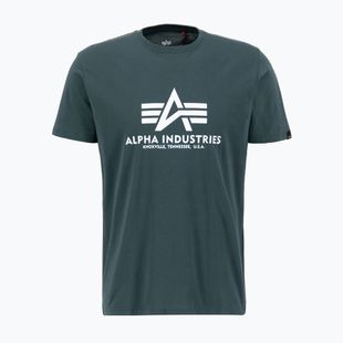 Alpha Industries men's Basic navy green T-shirt