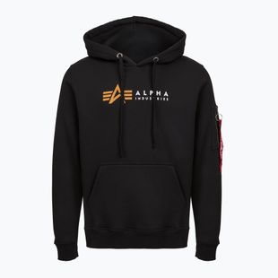 Alpha Industries men's sweatshirt Alpha Label black