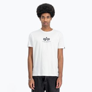 Alpha Industries men's Basic Mid Logo T-shirt white