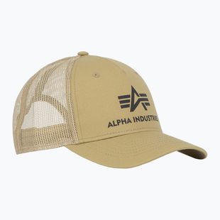 Men's Alpha Industries Basic Trucker sand baseball cap