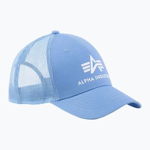 Men's Alpha Industries Basic Trucker baseball cap light blue