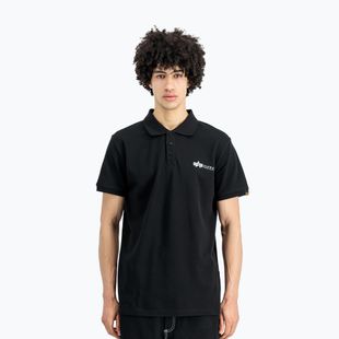 Men's Alpha Industries Basic Polo Small Logo T-shirt black
