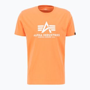 Alpha Industries men's Basic tangerine t-shirt