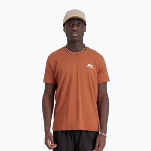 Men's Alpha Industries Basic Small Logo T-shirt hazel brown