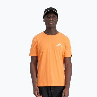 Men's Alpha Industries Basic Small Logo t-shirt tangerine
