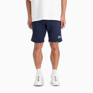 Alpha Industries men's Basic Small Logo II ultra navy shorts