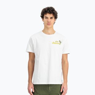 Alpha Industries men's Pearl Harbor Back Print T-shirt white