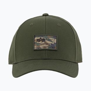 Alpha Industries Crew Camo dark olive baseball cap