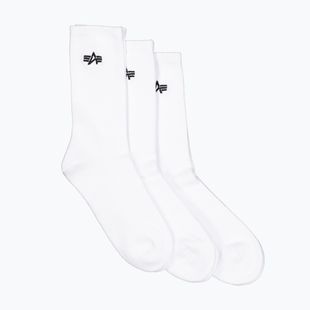 Alpha Industries men's socks Basic 3 pairs white