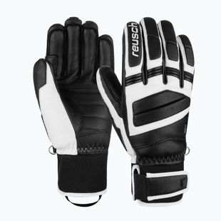 Ski gloves Reusch Master Pro black/white