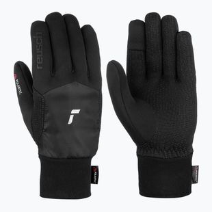 Ski gloves Reusch Garhwal Hybrid Touch-Tec black/silver
