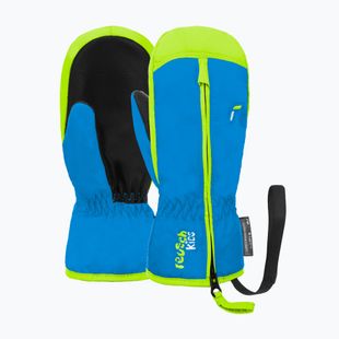 Children's ski gloves Reusch Ben Mitten brilliant blue/safety yel