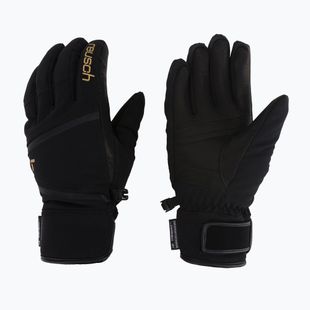 Reusch Tessa Stormbloxx ski gloves black/gold 62/31/138