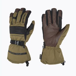 Reusch Isidro GTX ski gloves burnt olive/dark brown