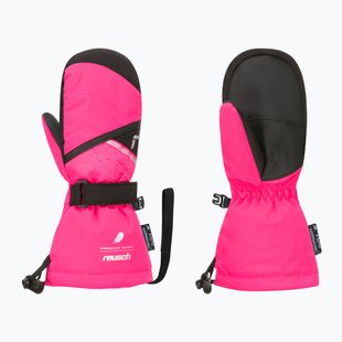 Children's ski gloves Reusch Kaden Down R-Tex XT Mitten pink glo