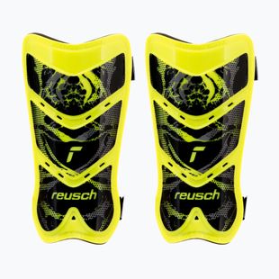 Reusch Shinguard Attrakt Lite safety yellow/black shin guards