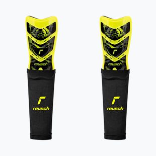 Reusch Shinguard Attrakt Supreme safety yellow/black shin guards