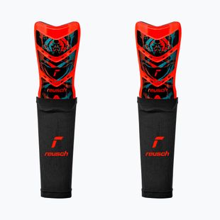 Reusch Shinguard Attrakt Supreme bright red/black shin guards