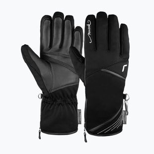 Women's ski gloves Reusch Lore Stormbloxx black/silver