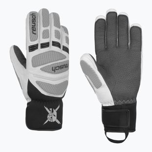 Men's ski gloves Reusch Worldcup Warrior DG white/glacier