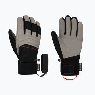 Ski gloves Reusch Jupiter Gore-Tex red/grey