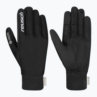Men's gloves Reusch Karayel Windstopper Touch-Tec black/silver