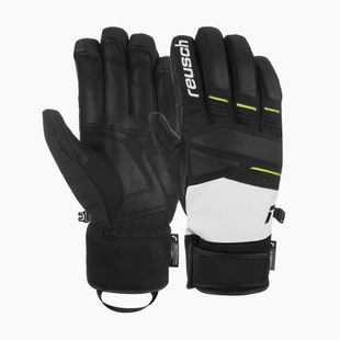 Ski gloves Reusch Thunder R-Tex XT blacier grey/black/safety yellow