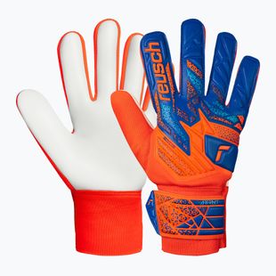 Reusch Attrakt Starter Solid shocking orange/blue goalkeeper's gloves