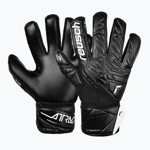 Reusch Attrakt Infinity Junior children's goalkeeper gloves black