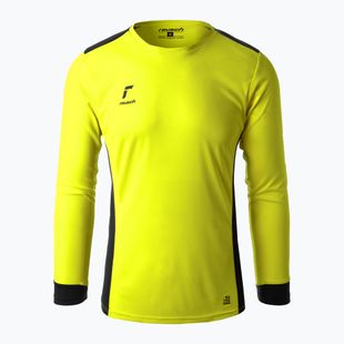 Men's goalkeeper jersey Reusch Match Longsleeve Padded safety yellow/black