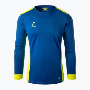 Goalkeeper's longsleeve Reusch Match Longsleeve Padded brilliant blue/safety yellow