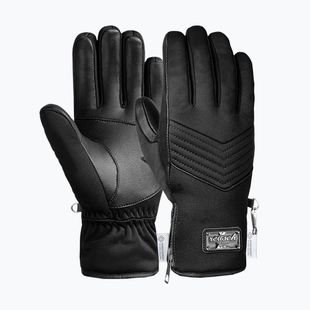 Women's ski gloves Reusch Daisy Windstopper black