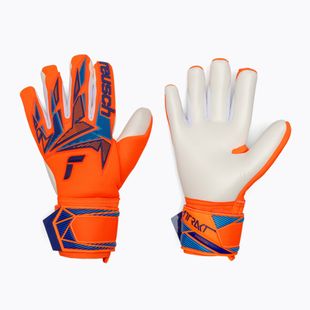 Goalkeeper gloves Reusch Attrakt Freegel Advance shocking orange/blue