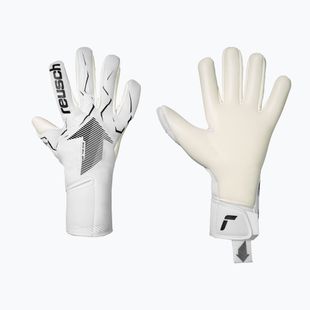 Goalkeeper gloves Reusch Fastgrip Gold X white