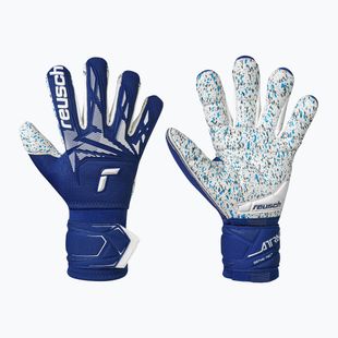 Goalkeeper gloves Reusch Attrakt Freegel Fusion Ortho-Tec premium blue/white
